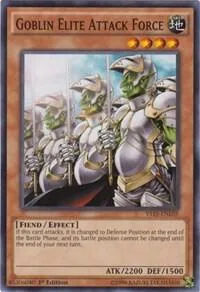 Goblin Elite Attack Force YS15-ENL05 Yu-Gi-Oh card from Starter Deck: Dark Legion