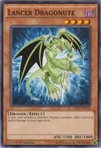 Lancer Dragonute YS15-ENL10 Yu-Gi-Oh card from Starter Deck: Dark Legion