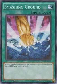 Smashing Ground Shatterfoil YS15-ENL15 Yu-Gi-Oh card from Starter Deck: Dark Legion