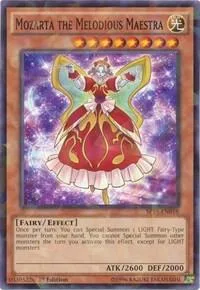Mozarta the Melodious Maestra Shatterfoil SP15-EN019 Yu-Gi-Oh card from Star Pack ARC-V