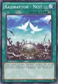Raidraptor - Nest SP15-EN045 Yu-Gi-Oh card from Star Pack ARC-V