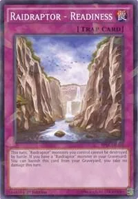 Raidraptor - Readiness Shatterfoil SP15-EN050 Yu-Gi-Oh card from Star Pack ARC-V