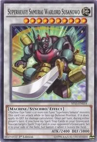 Superheavy Samurai Warlord Susanowo SP15-EN034 Yu-Gi-Oh card from Star Pack ARC-V