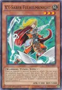 XX-Saber Fulhelmknight Shatterfoil SP15-EN005 Yu-Gi-Oh card from Star Pack ARC-V