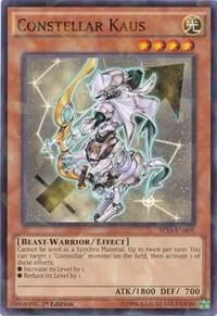 Constellar Kaus Shatterfoil SP15-EN008 Yu-Gi-Oh card from Star Pack ARC-V