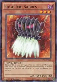 Edge Imp Sabres Shatterfoil SP15-EN022 Yu-Gi-Oh card from Star Pack ARC-V