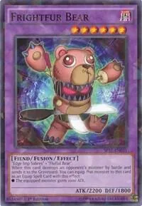 Frightfur Bear Shatterfoil SP15-EN031 Yu-Gi-Oh card from Star Pack ARC-V