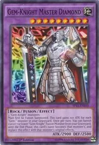 Gem-Knight Master Diamond SP15-EN030 Yu-Gi-Oh card from Star Pack ARC-V