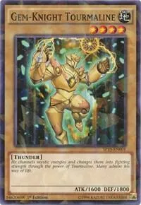 Gem-Knight Tourmaline Shatterfoil SP15-EN001 Yu-Gi-Oh card from Star Pack ARC-V