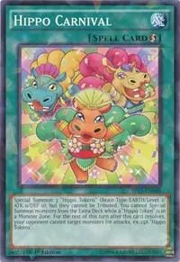 Hippo Carnival Shatterfoil SP15-EN040 Yu-Gi-Oh card from Star Pack ARC-V