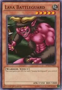Lava Battleguard SP15-EN003 Yu-Gi-Oh card from Star Pack ARC-V