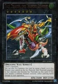 Gaia Dragon, the Thunder Charger Ultimate Rare AP07-EN001 Yu-Gi-Oh card from Astral Pack 7