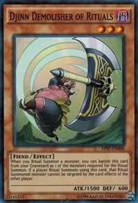 Djinn Demolisher of Rituals AP07-EN006 Yu-Gi-Oh card from Astral Pack 7
