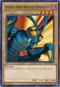 Invader from Another Dimension AP07-EN014 Yu-Gi-Oh card from Astral Pack 7