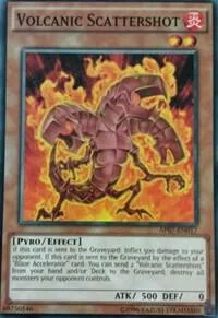 Volcanic Scattershot AP07-EN017 Yu-Gi-Oh card from Astral Pack 7
