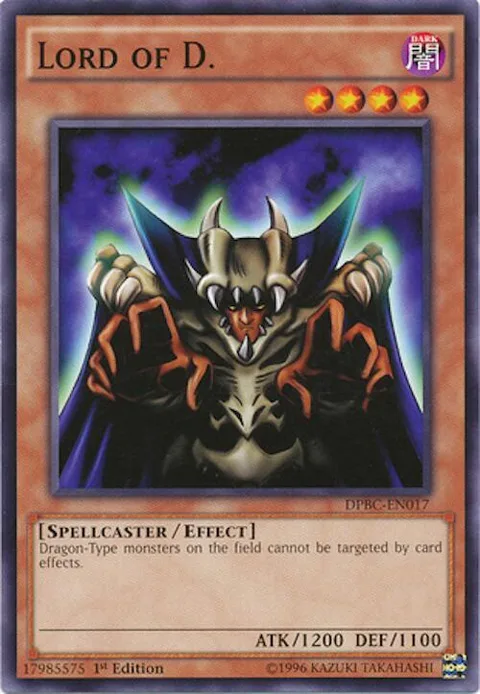 Lord of D. DPBC-EN017 Yu-Gi-Oh card from Duelist Pack: Battle City