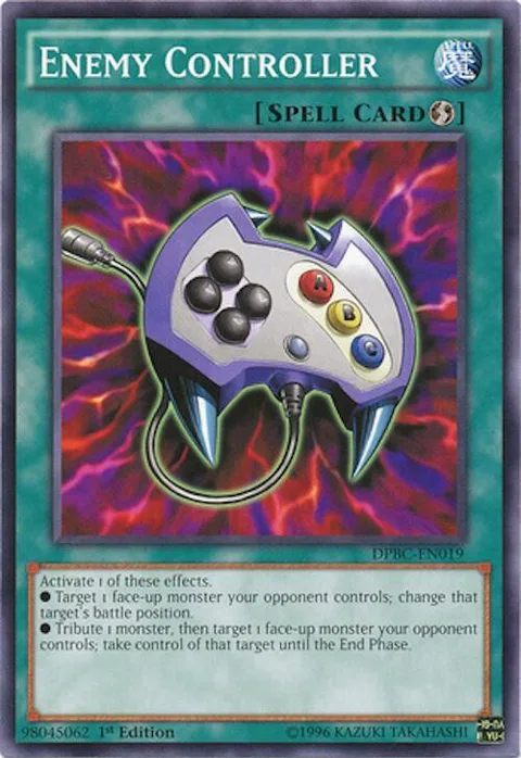 Enemy Controller DPBC-EN019 Yu-Gi-Oh card from Duelist Pack: Battle City
