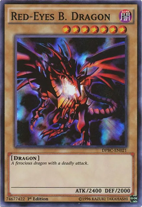 Red-Eyes B. Dragon DPBC-EN021 Yu-Gi-Oh card from Duelist Pack: Battle City