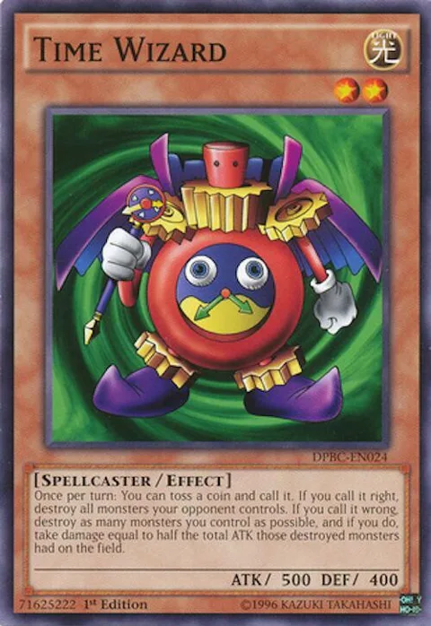 Time Wizard DPBC-EN024 Yu-Gi-Oh card from Duelist Pack: Battle City