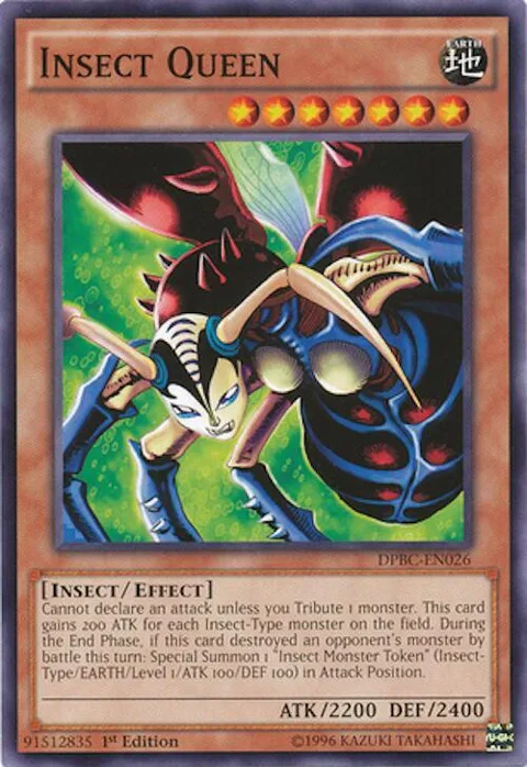 Insect Queen DPBC-EN026 Yu-Gi-Oh card from Duelist Pack: Battle City