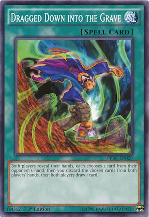 Dragged Down into the Grave DPBC-EN029 Yu-Gi-Oh card from Duelist Pack: Battle City