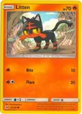 Litten - 24/149 (Water Web Holo) #024/149