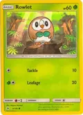Rowlet - 9/149 (Water Web Holo) #009/149