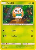 Rowlet - 9/149 (Cosmos Holo) #009/149