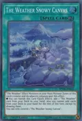 The Weather Snowy Canvas SPWA-EN036