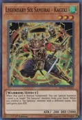 Legendary Six Samurai - Kageki SPWA-EN043
