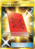 Peeking Red Card (Secret Rare) #169/156