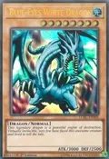 Blue-Eyes White Dragon (Version 1) LCKC-EN001