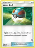 Great Ball (#21, Alolan Sandslash Half-Deck) #21/30