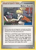 Bebe's Search - 109/123 (Cosmos Holofoil) #109/123