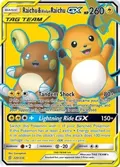Raichu & Alolan Raichu GX (Full Art) #220/236