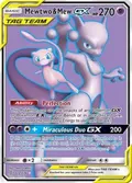 Mewtwo & Mew GX (Full Art) #222/236