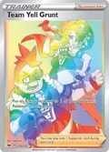 Team Yell Grunt (Secret) #210/202
