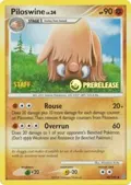 Piloswine - 46/100 (Prerelease) [Staff] #46/100
