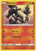 Salandit - 25/156 (#13 Charizard Stamped) #025/156
