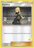 Cynthia - 119/156 (#50 Pikachu Stamped) #119/156