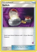 Switch - 132/149 (Mewtwo Stamped) #132/149