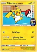Pikachu on the Ball - 001/005 (Pokemon Futsal) #001/005