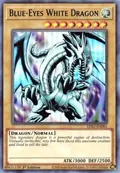 Blue-Eyes White Dragon (Green) LDS2-EN001