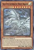 Blue-Eyes Alternative White Dragon (Green) LDS2-EN008
