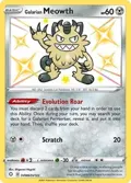 Galarian Meowth #SV086/SV122
