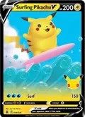 Surfing Pikachu V #008/025
