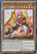 Geminize Lord Golknight BODE-EN032