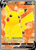 Pikachu V (Full Art) #157/172