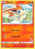 Victini - 007/073 (#4 Cinderace Stamped) #007/073