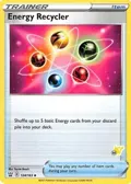 Energy Recycler - 124/163 (#32 Pikachu Stamped) #124/163